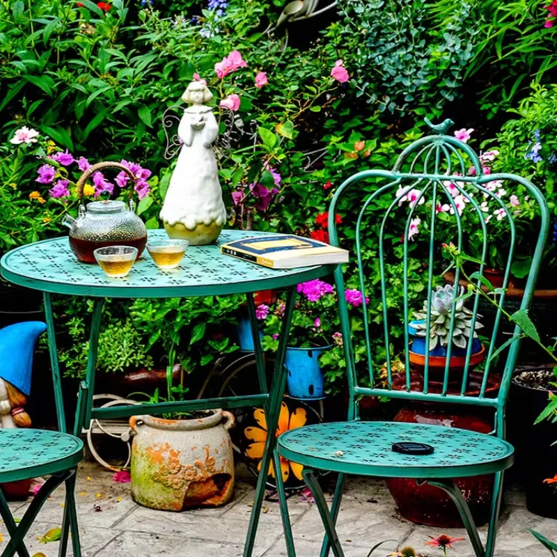 Outdoor Courtyard Garden Chair - Outdoor Furniture Metal Chairs 评论和价格
