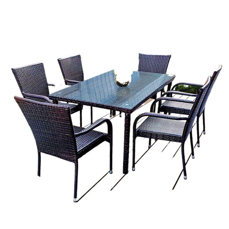 Outdoor rattan tables and chai - Outdoor Furniture Metal 评论和价格