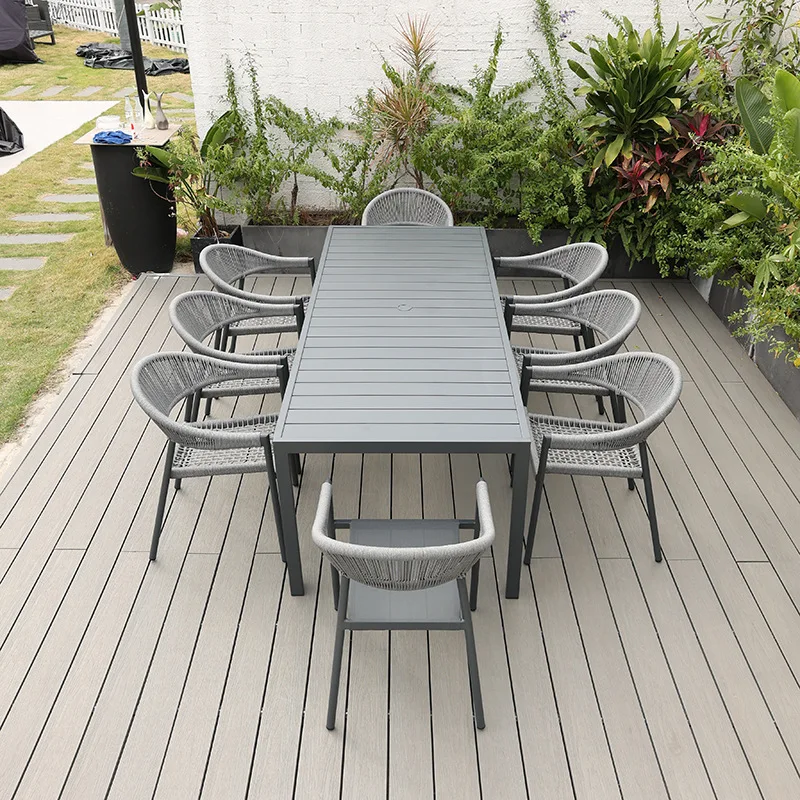 Rattan Dining Chair with Armre - Outdoor Furniture Metal Chairs 评论和价格